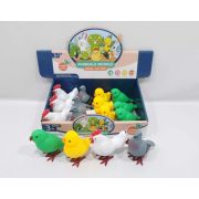 птицы заводные 12 шт/коробка 4 вида 149257               2011-78