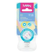 LUBBY Бутылочка для кормления Бионика с соск. мол., шир. горл., от 0  мес, 120 мл, PP, сил.  1\12