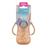LUBBY Поильник-непроливайка с тверд. нос. и ручками, от 6 мес., 300 мл., РР, сил.  1\12