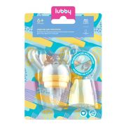 LUBBY Изделие для прикорма, с поршнем, с сил. сеткой, от 6 мес, PP, сил.  1\12