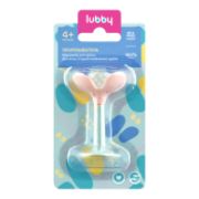 LUBBY Прорезыватель цветок, на ножке, от 4 мес, сил.  1\12