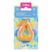 LUBBY Прорезыватель груша, микс, от 0 мес, сил.  1\12