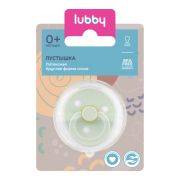 LUBBY Пустышка, круг. сосок, от 0 мес., лат.  1\12
