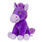 Игрушка мягконабивная Лошадка фиолетовая, 19 см, в/п 19*13*14 см