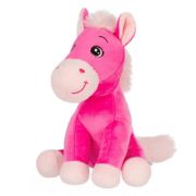 Игрушка мягконабивная Лошадка розовая, 19 см, в/п 19*13*14 см