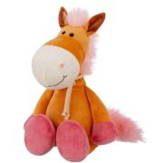 Игрушка мягконабивная Лошадка рыжая с розовой гривой, 25 см, в/п 25*12*11 см RL25062-25