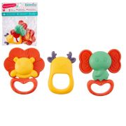 Набор «Погремушки» Elefantino 3 шт, в/п 18*25*5 см IT110623