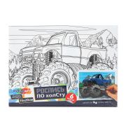 Холст для росписи 15*20 см ДЖИП МУЛЬТИ АРТ в кор.48шт CANV15X20-JEEP (48)