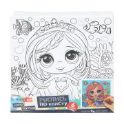 Холст для росписи 15х15 см принцесса МУЛЬТИ АРТ в кор.48шт CANV15X15-109043 (48)