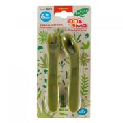 ПОМА Ложка и вилка безопасные, 1 набор (Полипропилен) 6+	5415