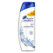 HEAD & SHOULDERS Шампунь и бальзам-ополаскиватель против перхоти 2в1 Основной уход 600мл
