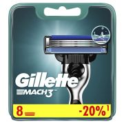 GILLETTE MACH3 Cменные кассеты для бритья 8шт 1/20
