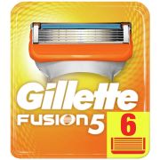 GILLETTE FUSION Сменные Кассеты для бритья 6шт 1/20