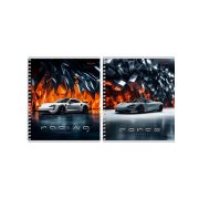 Тетрадь КЛЕТКА 96л. ПРЕМИАЛЬНЫЕ МАШИНЫ (Т96-4884) цвет.мелов.обл., гребень