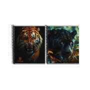 ТМ«Collezione» Тетрадь КЛЕТКА А5, 96л. ЗВЕРЬ НА ОХОТЕ (96-6284) цв.спир,цв.мелов.обл, софт-тач