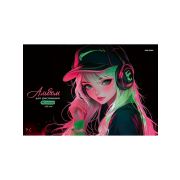 Альбом для рисования А4 40л. ДЕВУШКА В НАУШНИКАХ - 3 (40-7726) КБС, картон. обл., офсет