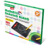 Магнитный планшет-доска MAGPAD MEDIUM для рисования 17х21 см, 380 шариков, BRAUBERG KIDS, 664921