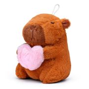Мягкая игрушка «Капибара с розовым сердечком» М1510