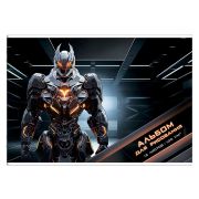 Альбом для рисования 12 л, «Огенный робот» 100 г/м². 69857