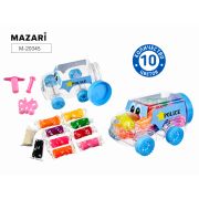 Тесто для лепки МАШИНКА, 10 цв., формочки в компл. M-20345