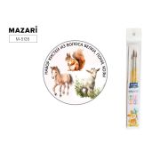 Набор кистей:коза №3, пони №4, белка №5, ОПП-упак. M-5135