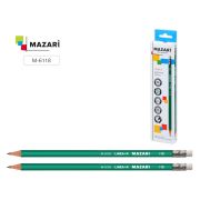 Карандаш чернографит.пласт. LINEA R,HB,с ластиком M-6118