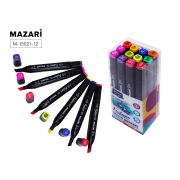 Набор маркеров для скетчинга FANTASIA,12цв,3-6.2мм M-15021-12