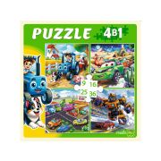 ПАЗЛЫ 4 в 1. НАБОР ДЛЯ МАЛЬЧИКОВ (9,16, 25, 36 эл.) (арт.П-7586)