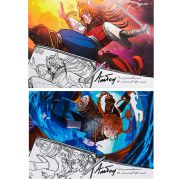 Альбом для рисования А4 48л. ПЕРСОНАЖ АНИМЕ (48-5393) КБС, матовая лам, выб. лак 160гм2