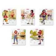 Тетрадь 24л. линейка «Девочки-красавицы» 54196 УТМ01389386