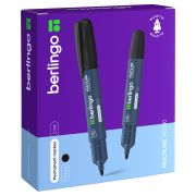 Маркер перманентный черный, пулевидный, 2мм PM6104 236324