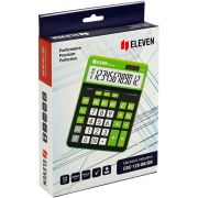 Калькулятор настольный Eleven CDC-120-BK/GN, 12 разрядов, двойное питание, 155*206*38мм, черный/сала