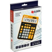 Калькулятор настольный Eleven CDC-120-BK/OR, 12 разрядов, двойное питание, 155*206*38мм, черный/оран